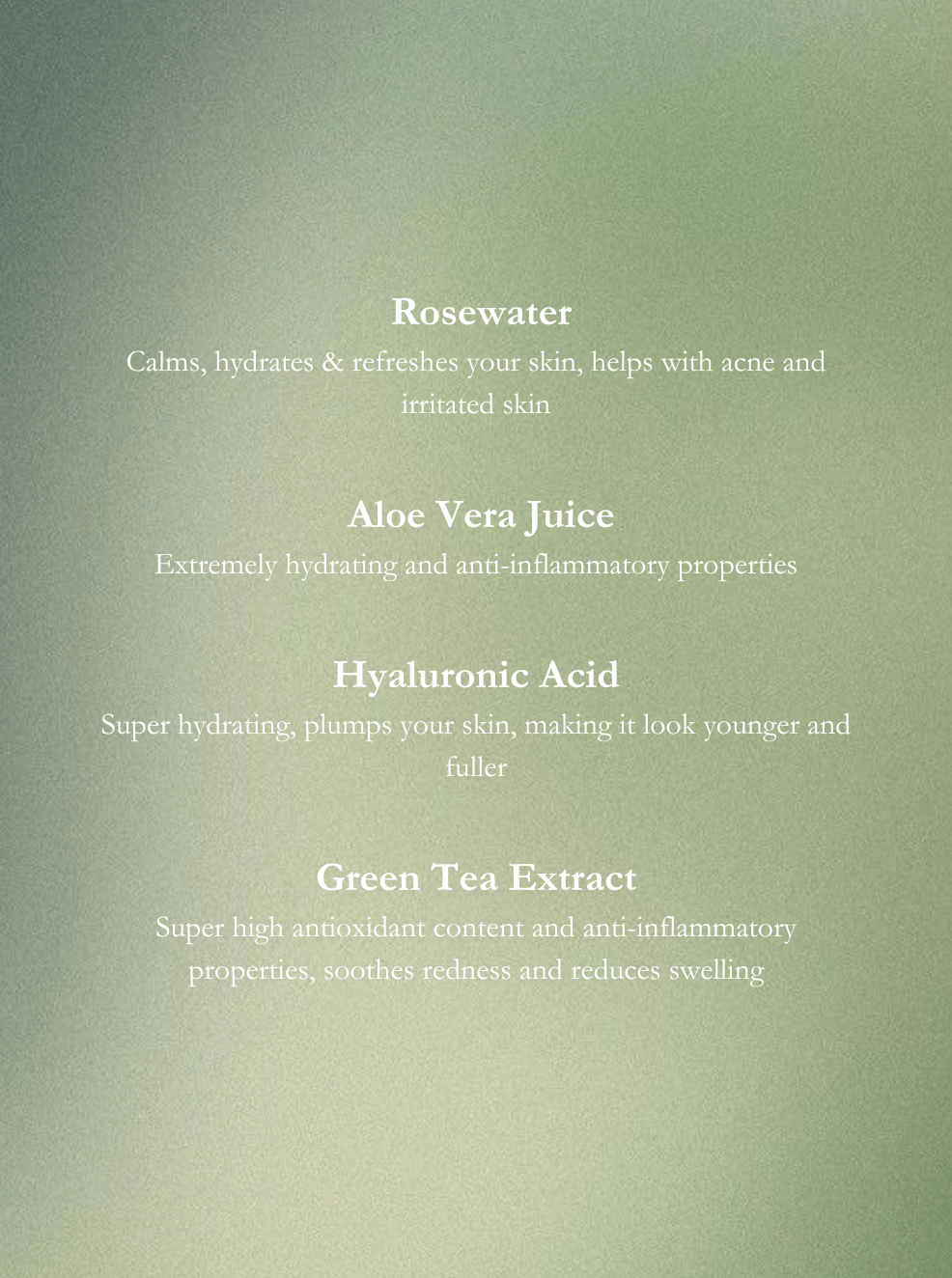 Face Mist - Soothe & Refresh | Clean Natural Organic Face Mist | Alegra Organica